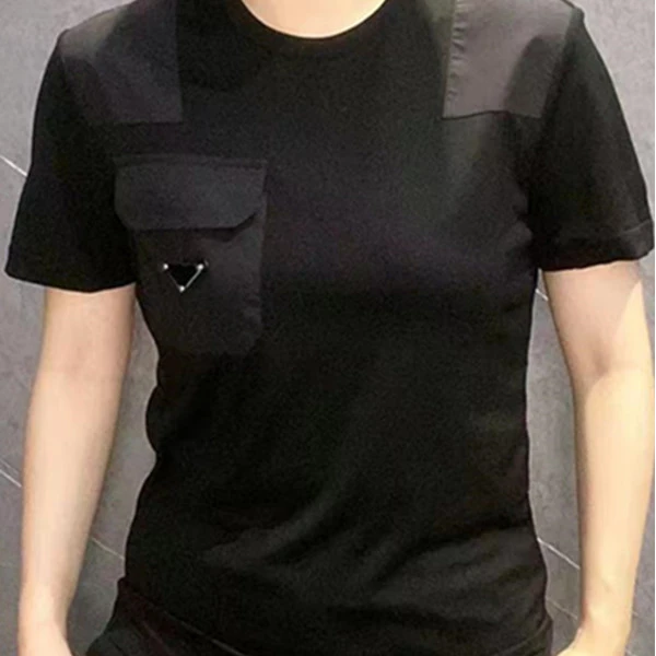 男士夏季新款男装简约型男气质圆领舒适透气时尚短袖T恤123