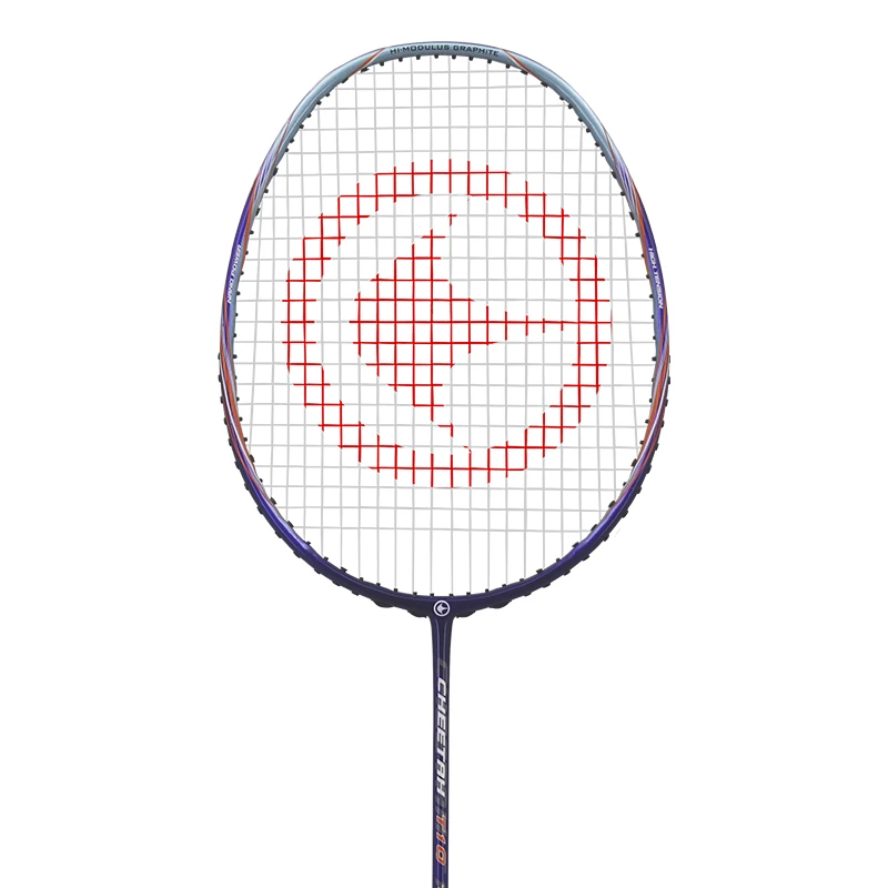 KUNLI/群力T10蓝紫猎豹羽毛球拍4U全碳素拍碳纤维攻防兼备羽球拍