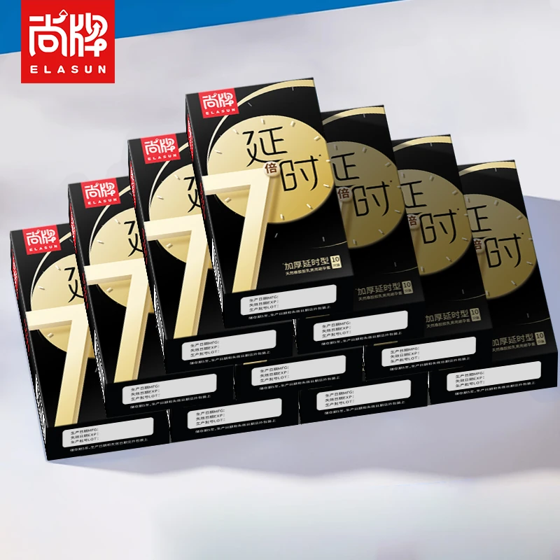 尚牌7倍延时避孕套天然橡胶胶乳男用避孕套G点气囊龙头套尖叫蘑菇颗粒螺纹byt