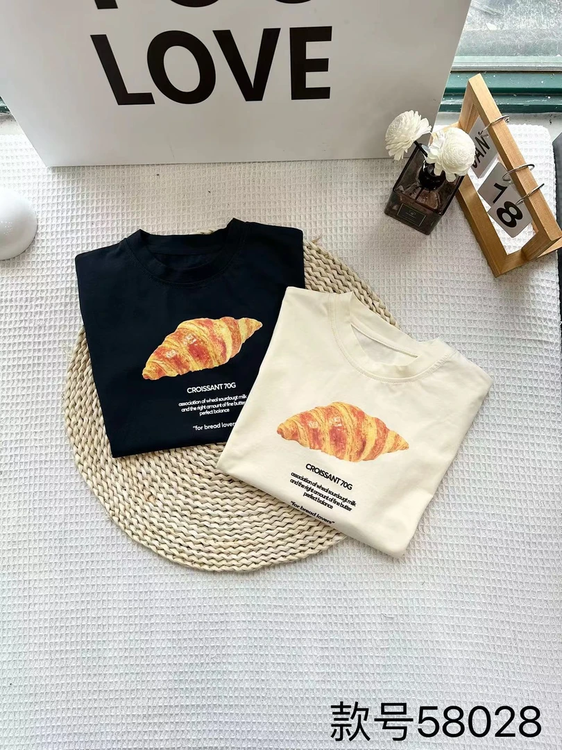 KINGOGO/金果果儿童牛角包美式短T恤58028