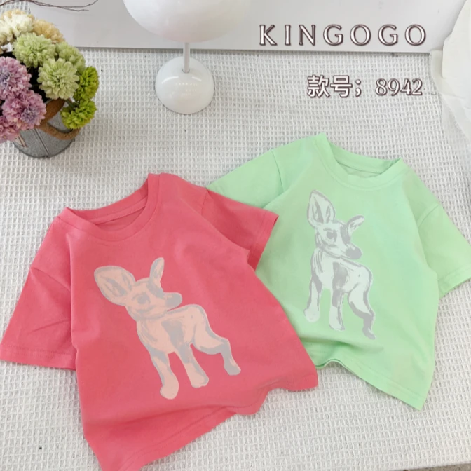 KINGOGO/金果果儿童小迷鹿短T恤8942