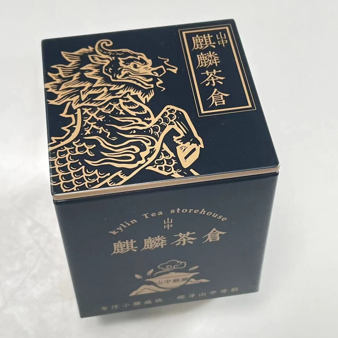 米地贡茶2023谷花黑麒麟-8克小砖16块128克/盒装 02902