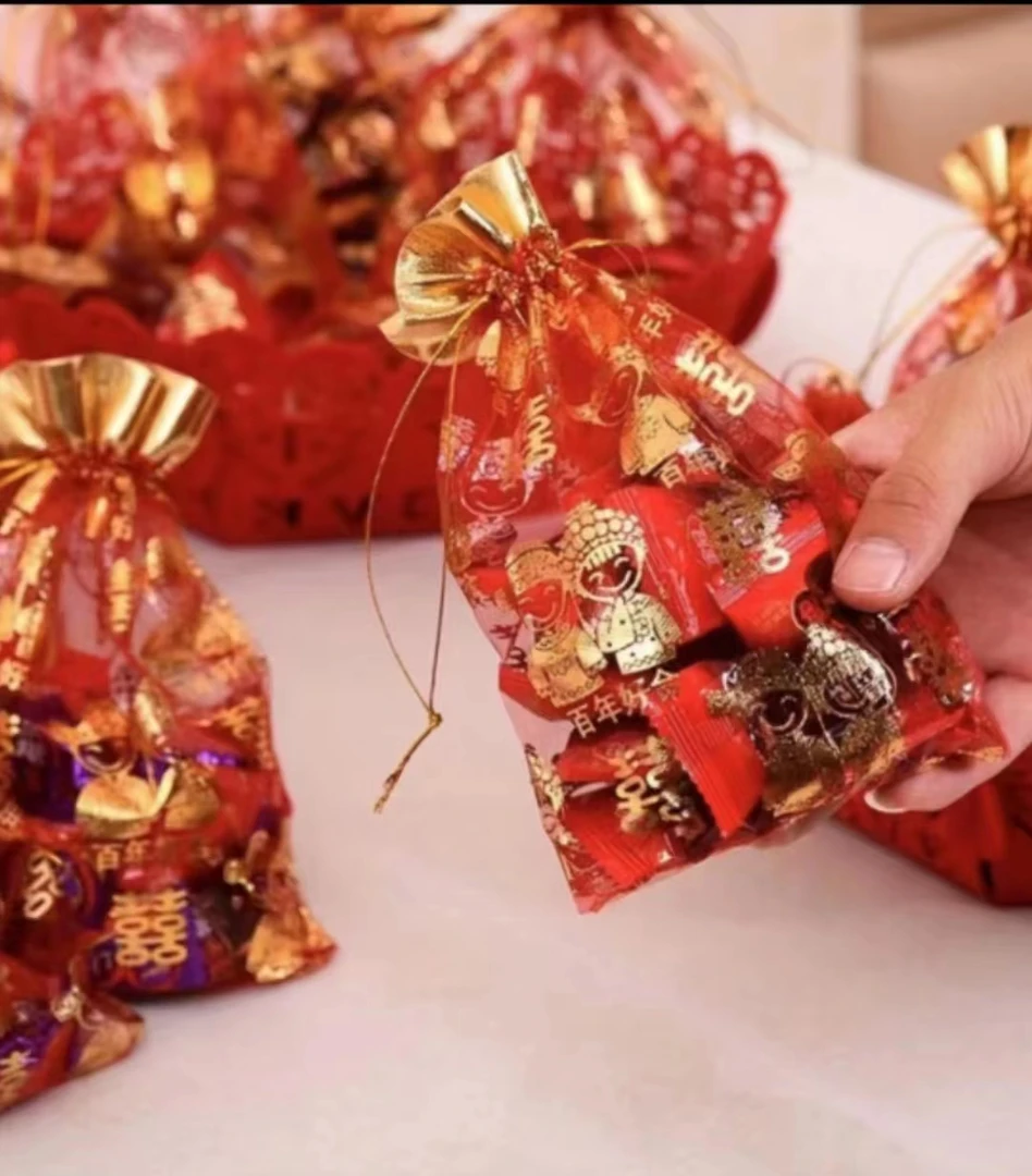 喜袋包装多种组合装 婚庆用品糖盒配件