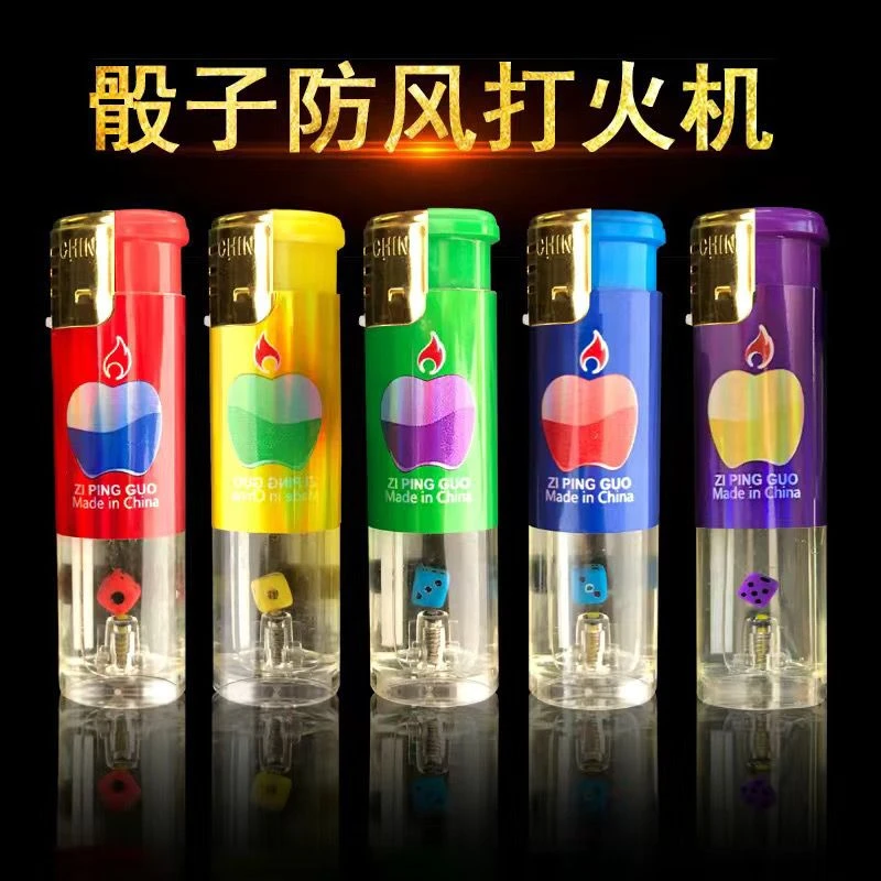 新款防风打火机加厚防爆创意国潮超市便利店恒图一次性打火机明火