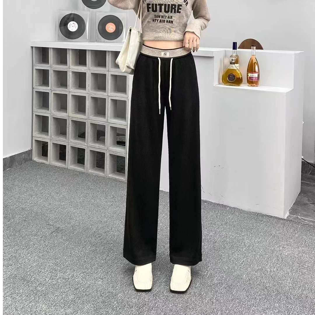 新款时尚秋款直筒裤6812