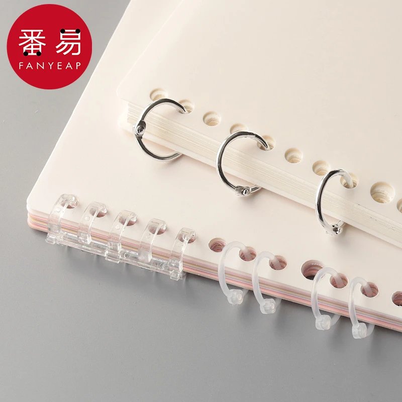 J80活页扣环活页环卡片字卡塑料打孔器装订圈卡圈线圈环圈铁环扣