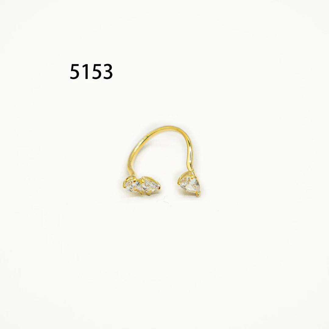 铜合金戒指 气质轻奢原创设计款戒指～5153