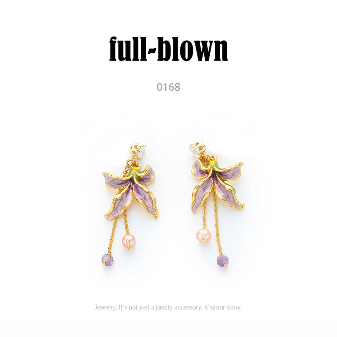 铜合金耳饰 FB时尚气质轻奢耳环新款小众设计高级感耳饰～0168