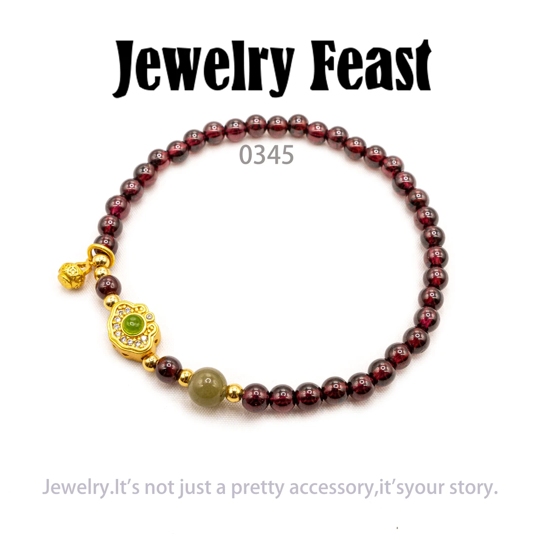 铜合金手链 JF轻奢设计师手串~0345