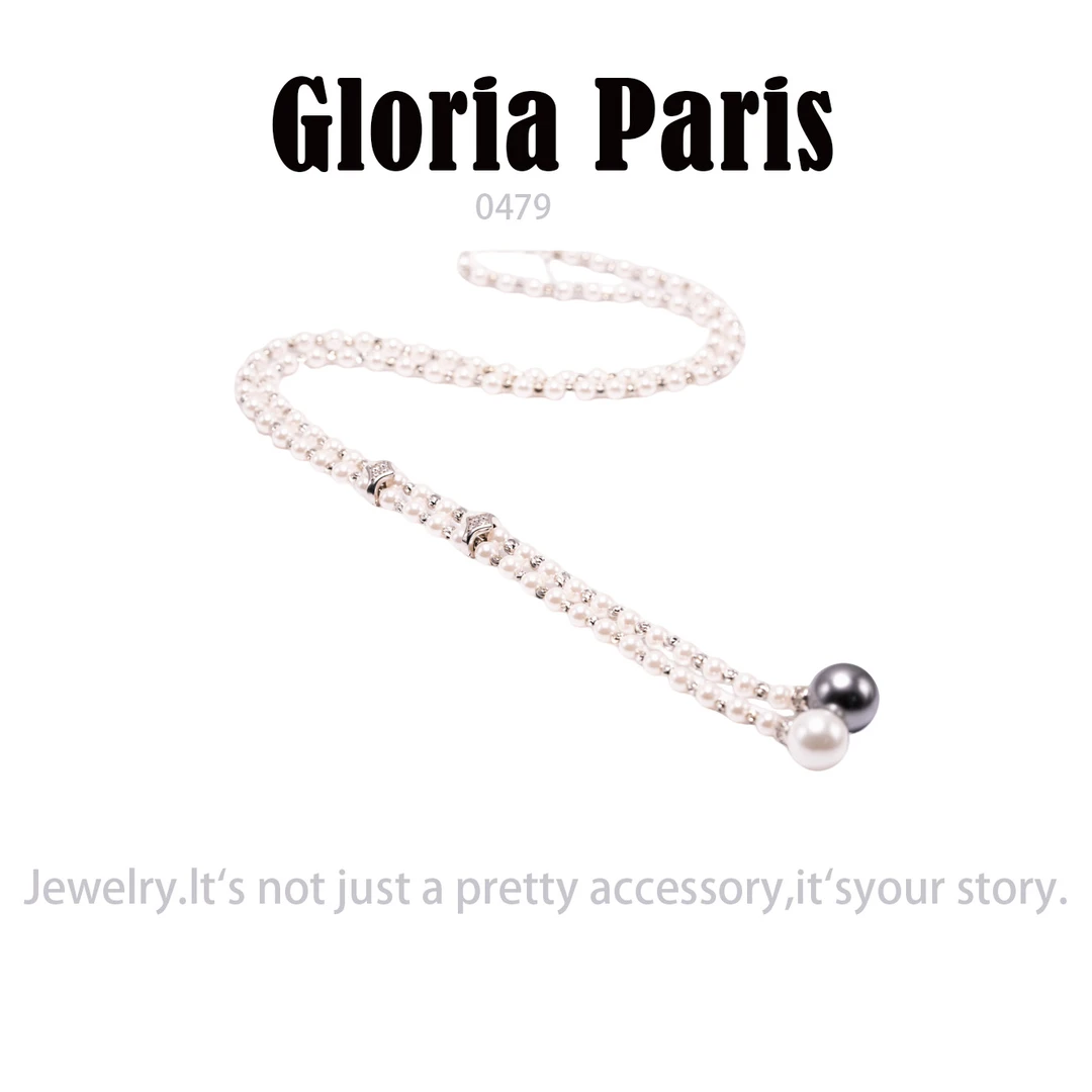 铜合金项链 时尚百搭轻奢设计师项链~0479