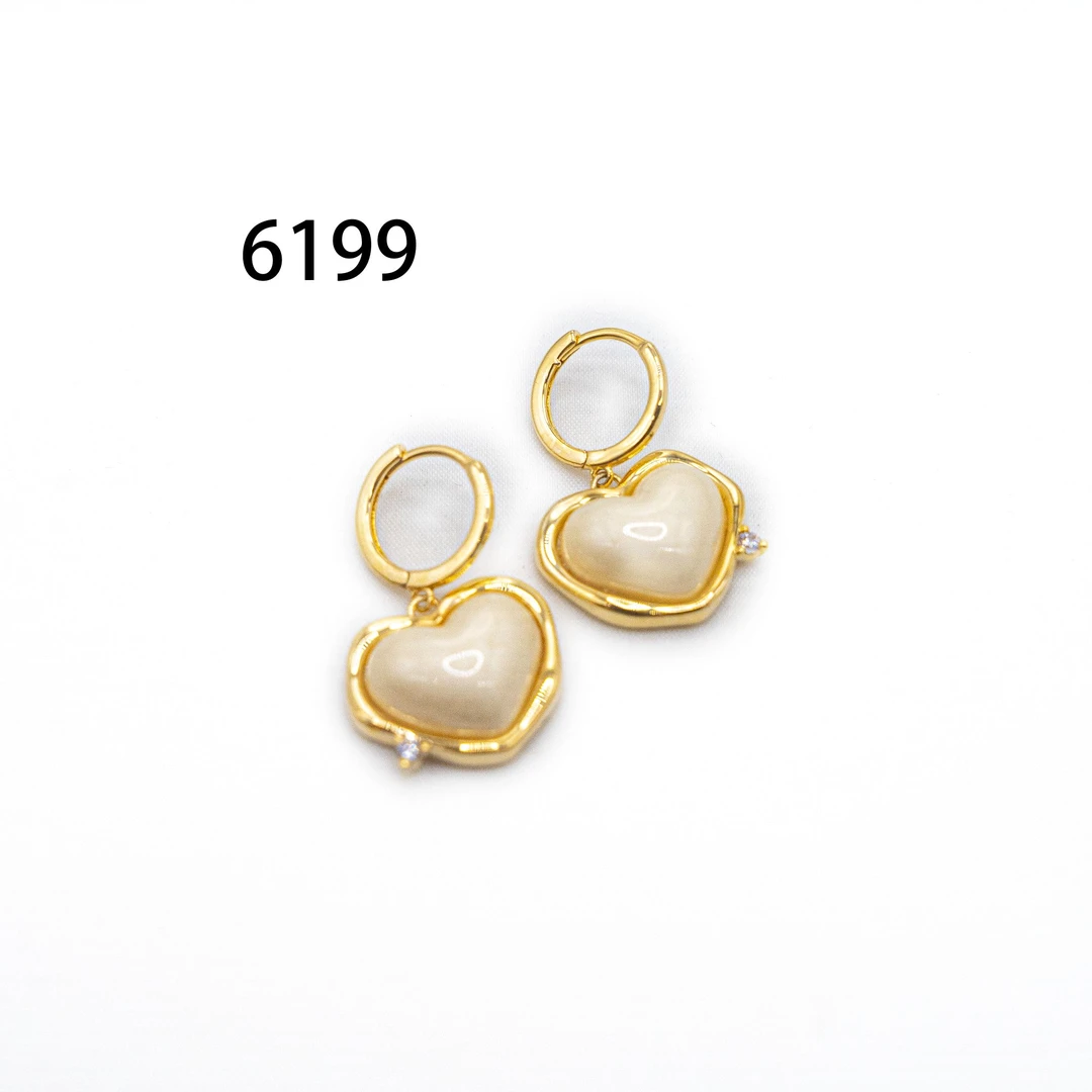 铜合金耳饰 设计师气质耳环小众设计高级感耳饰～6199