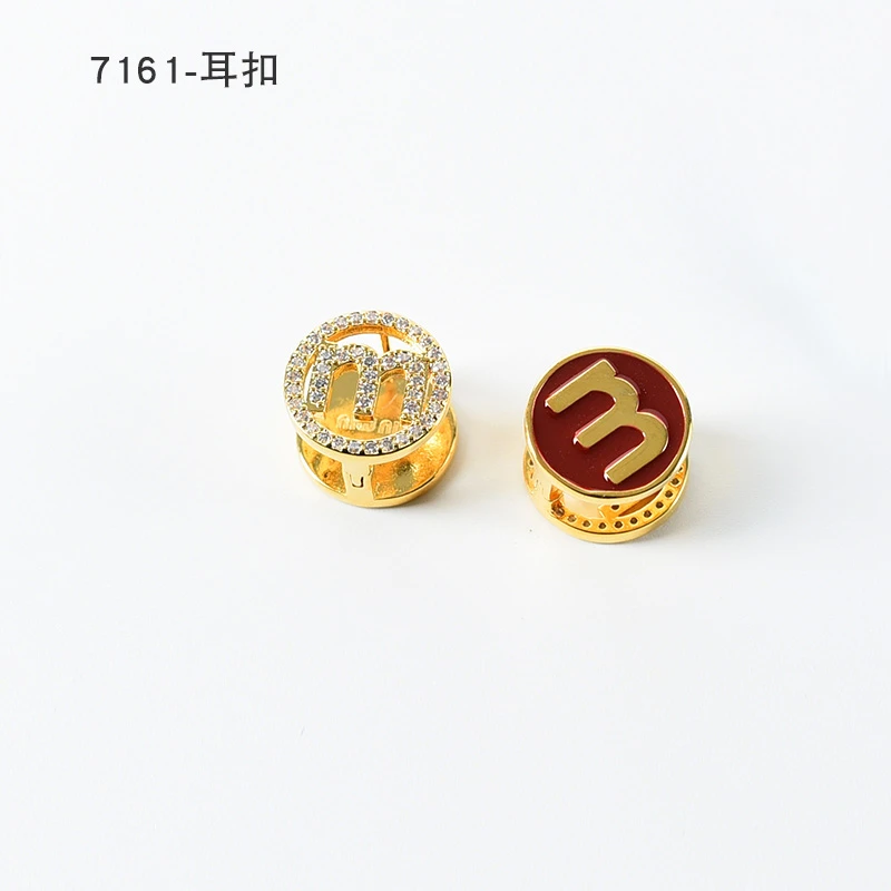 简约镶嵌个性气质耳环小众设计高级感耳钉耳饰～7161