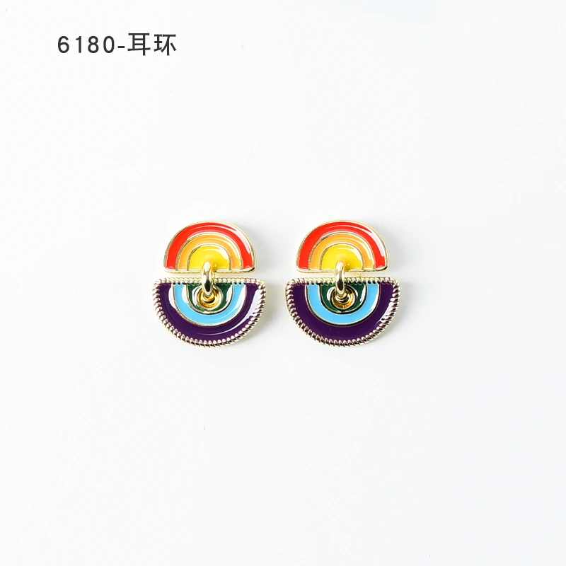 铜合金耳饰 简约个性气质耳环小众设计高级感耳钉耳饰～6180