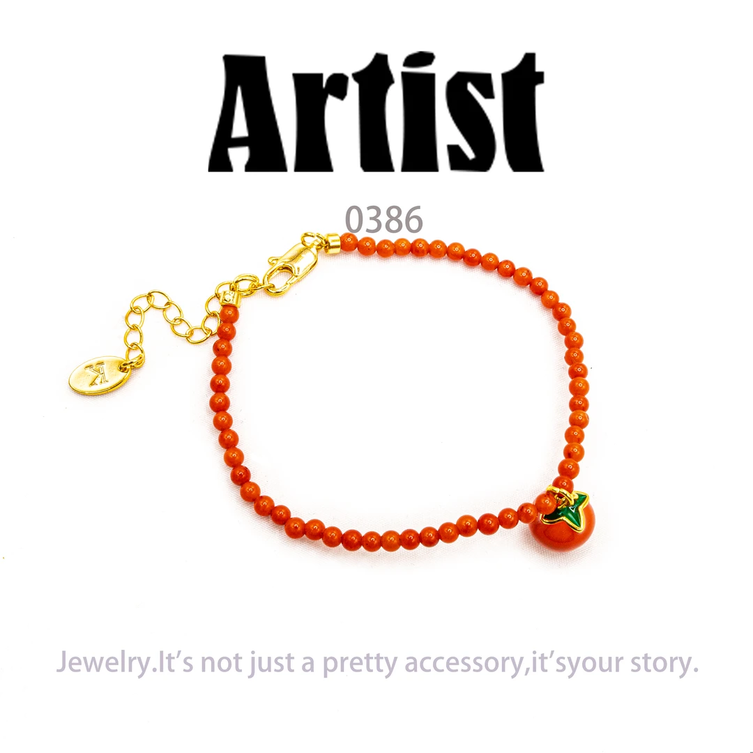 铜合金手链 AR轻奢设计师手链~0386