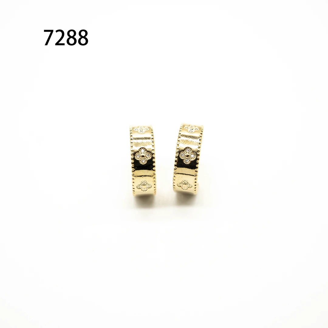 铜合金耳饰 设计师款耳饰～7288