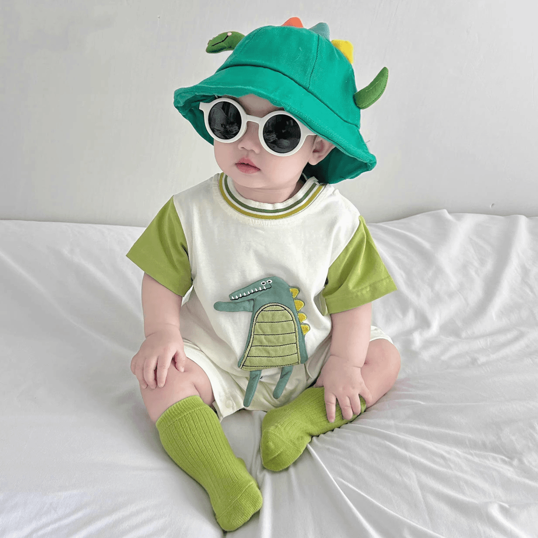 纯棉婴儿夏季连体衣新生儿短袖哈衣女宝宝夏装男薄款衣服0一3个月