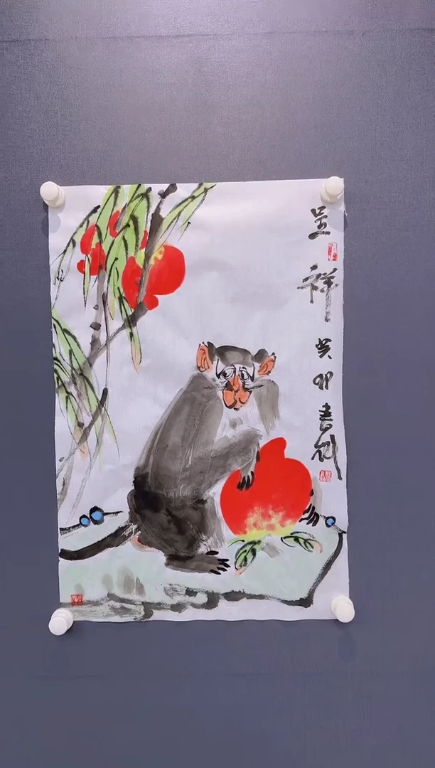 【闪购商品】绘画张书魁-呈详-22-173四开三