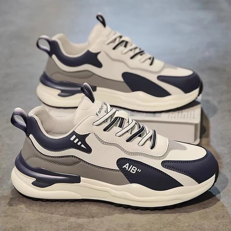 秋冬季男鞋透气阿甘鞋子男士运动鞋韩版潮流百搭休闲老爹鞋