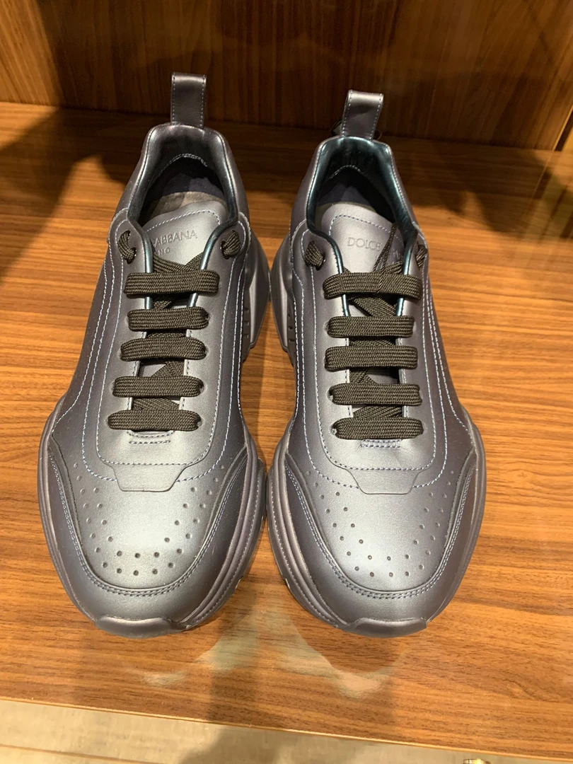 奥莱【珊珊爱购物】D……G 男士  黑色休闲鞋