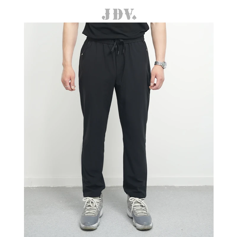 JDV男装2024夏季薄男士户外通勤舒适修身休闲裤直筒裤HSPL4048