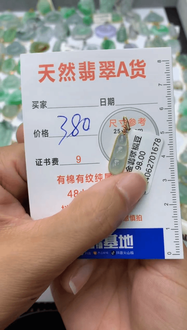 【闪购商品】翡翠颈饰18K金镶嵌1111111111