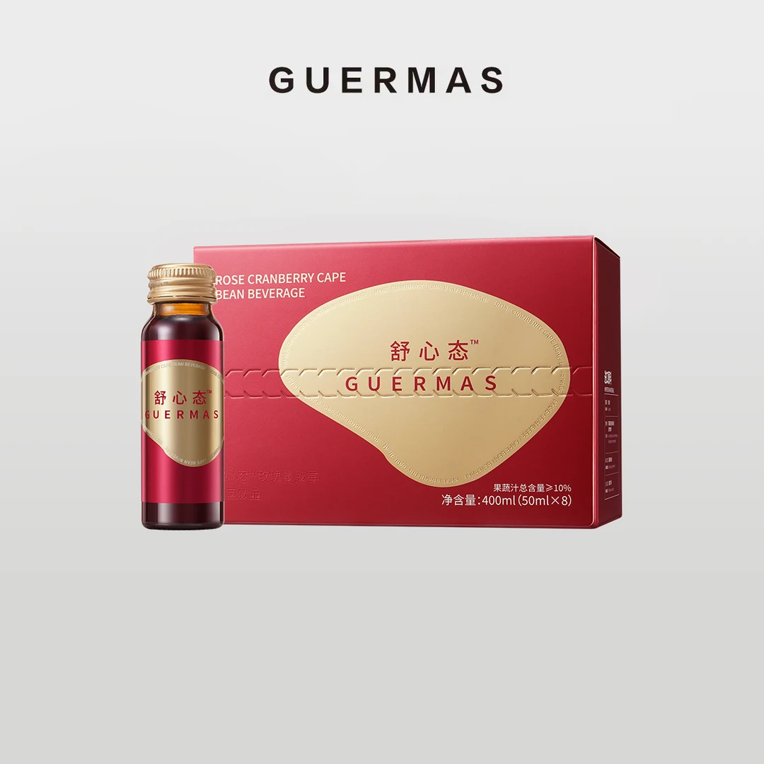 娇玛仕/Guermas 舒心态 玫瑰蔓越莓角豆饮品