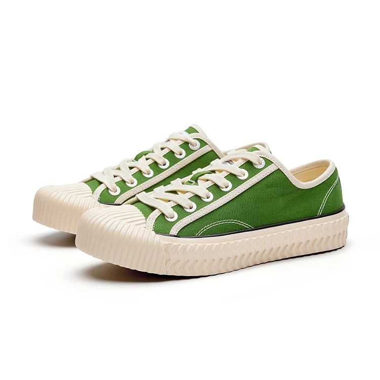 Excelsior休闲鞋【高能感】夏增高运动板鞋男女小众厚底绿色帆布鞋