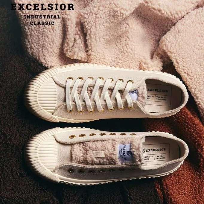 【BOLT系列秋冬款】excelsior休闲鞋秋冬潮流羊羔绒加绒男女鞋子