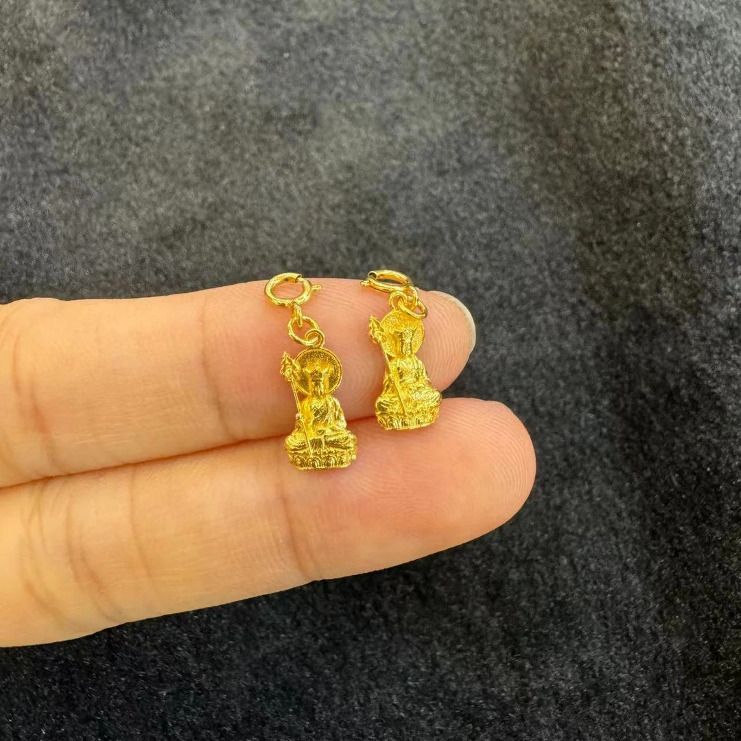 【朱朱】18k地藏王吊坠-不含链 多样性发一