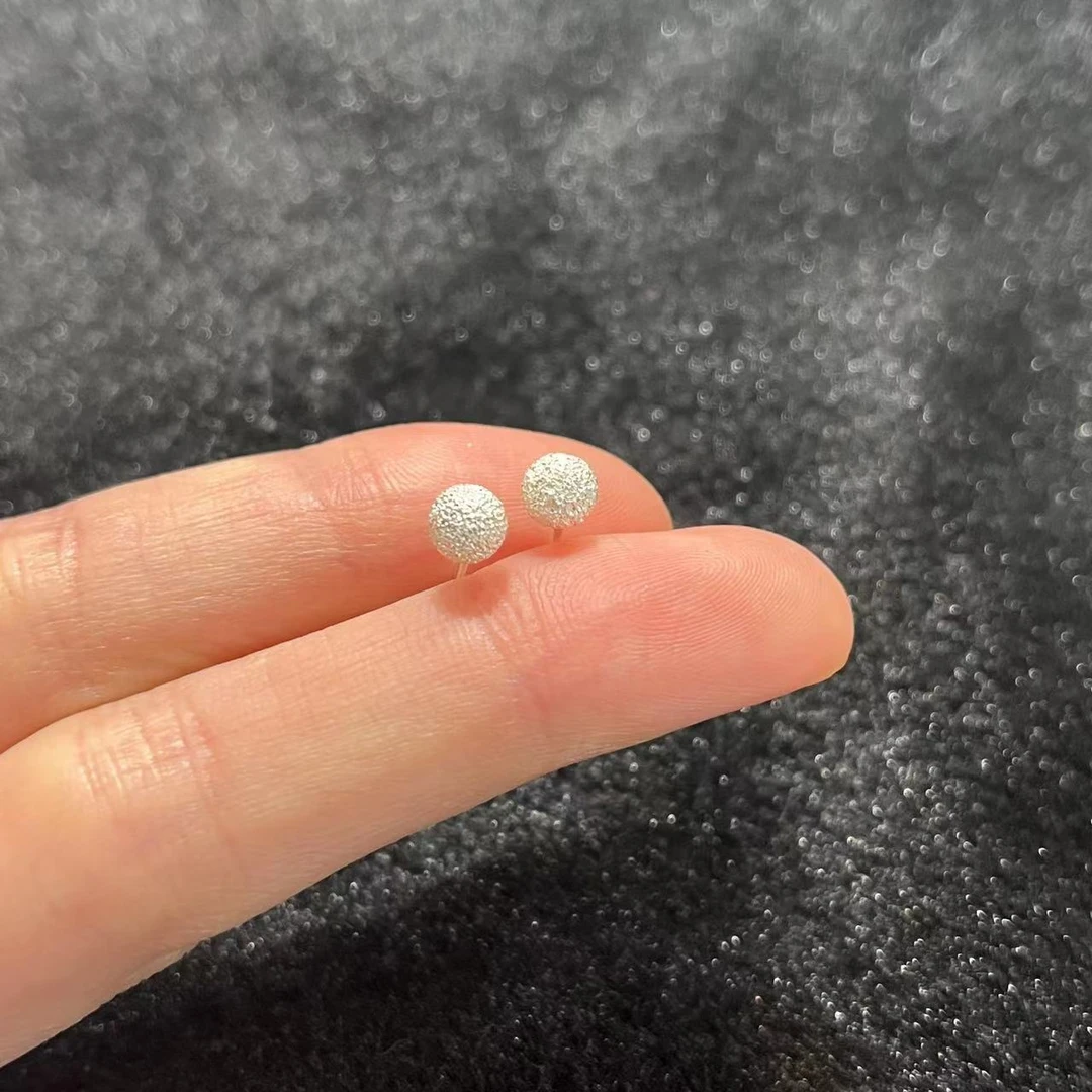 足银耳饰 【朱朱】足银耳饰 约5mm