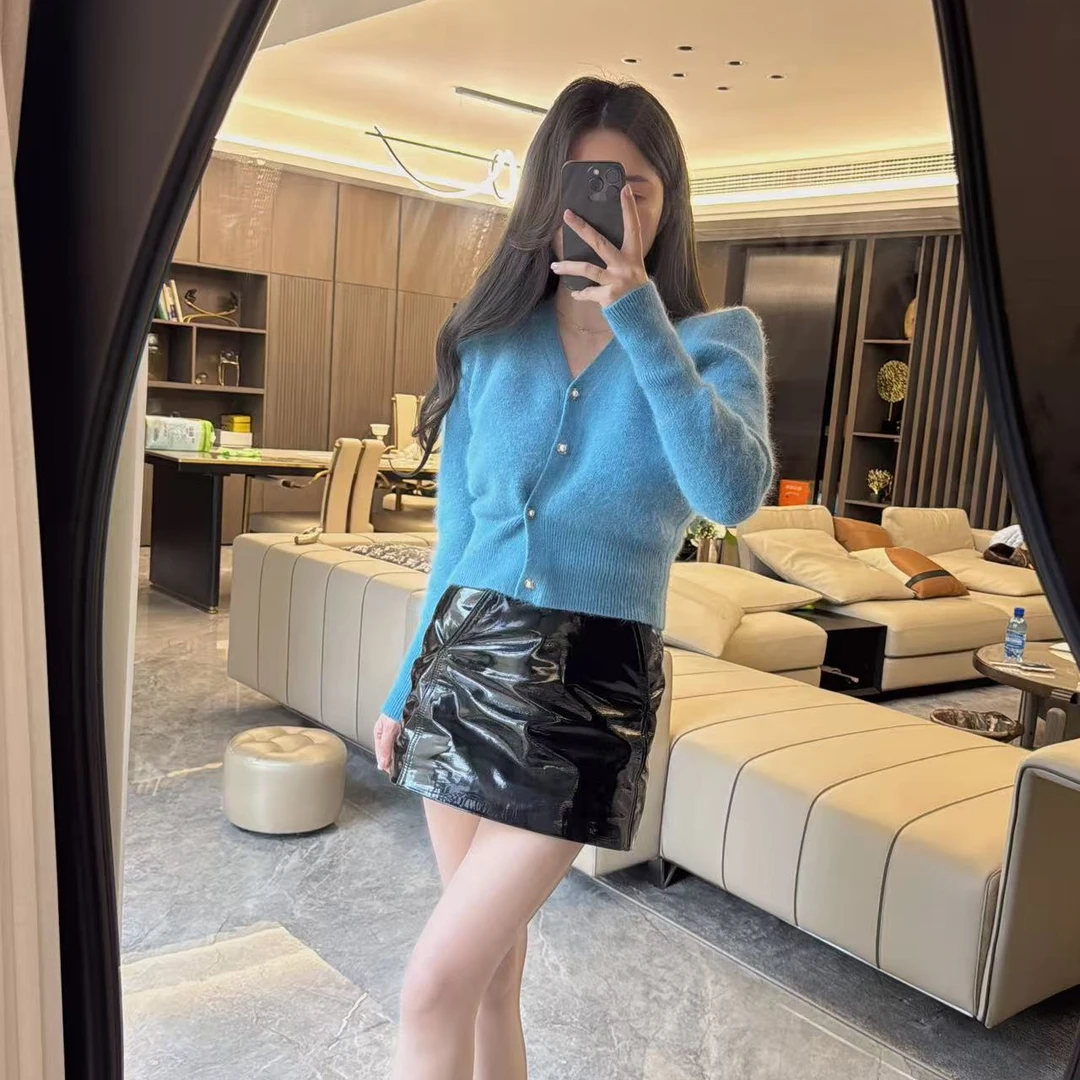 福利2.18号秋冬时尚个性v领开衫（现货） 显瘦气质网红秋季尚个