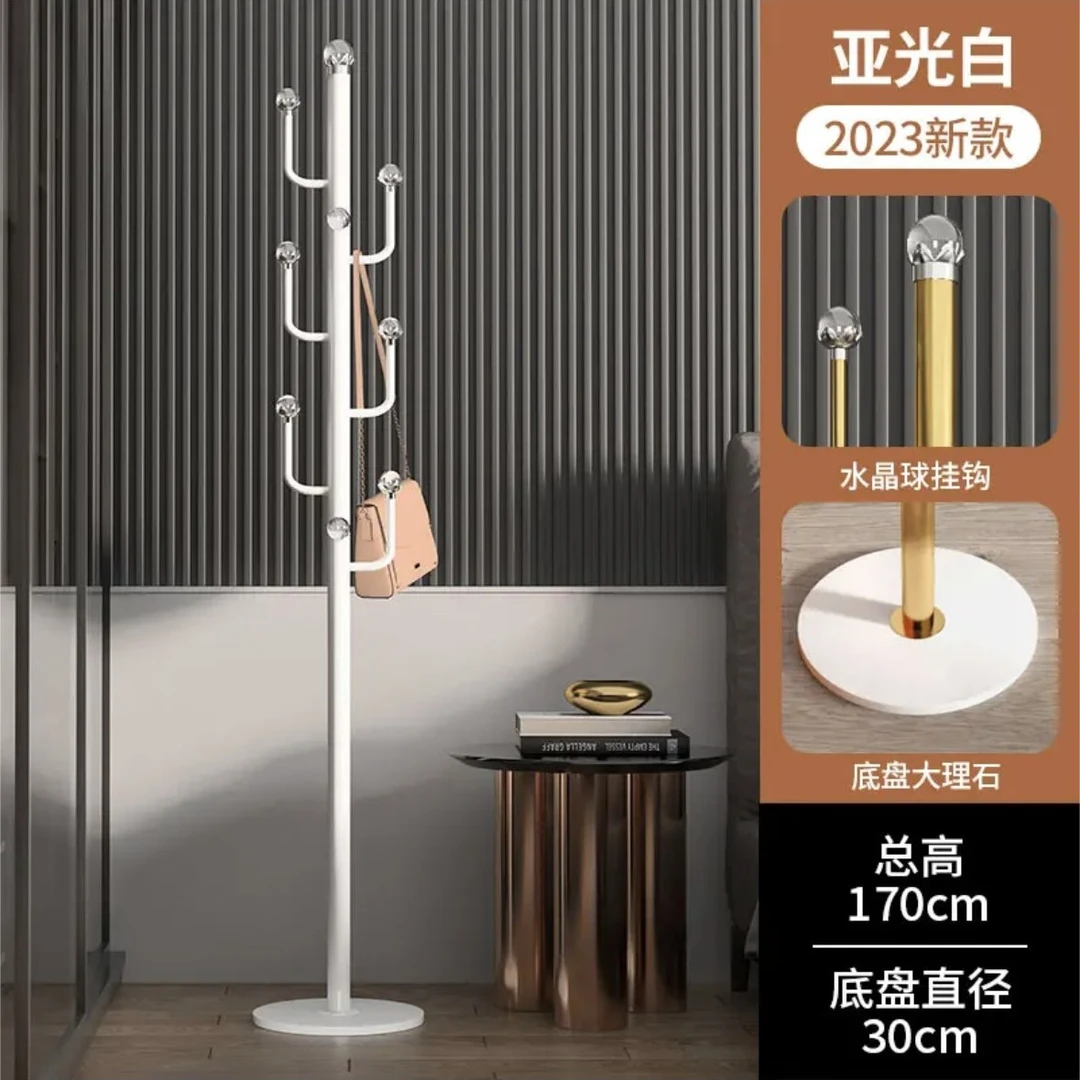 网红简易卧室落地衣帽架轻奢立式衣服收纳架子家用挂衣架居家好物