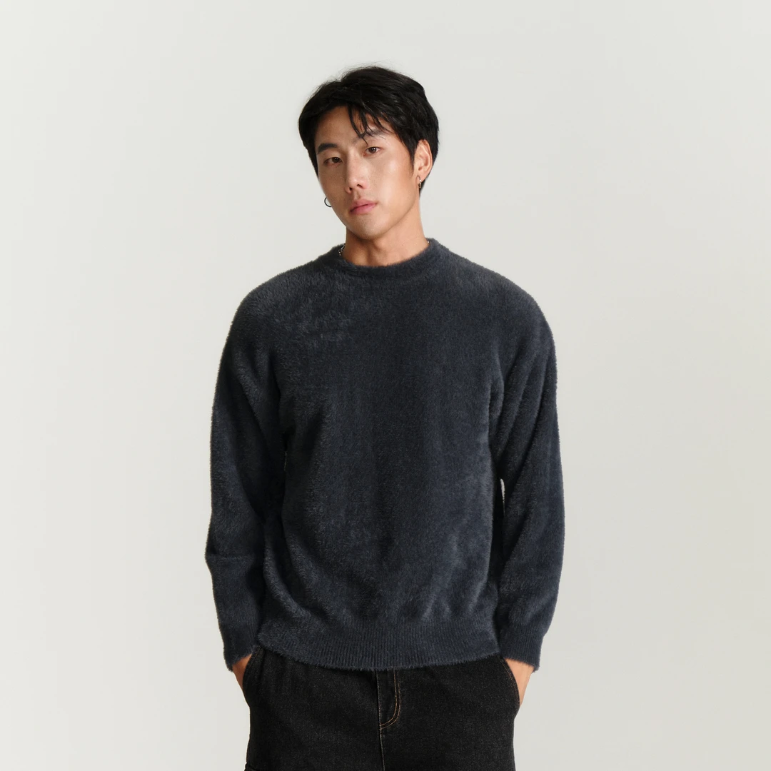 INNERSECT 纯色圆领秋冬百搭简约高领毛衣 INN24FWTSW258