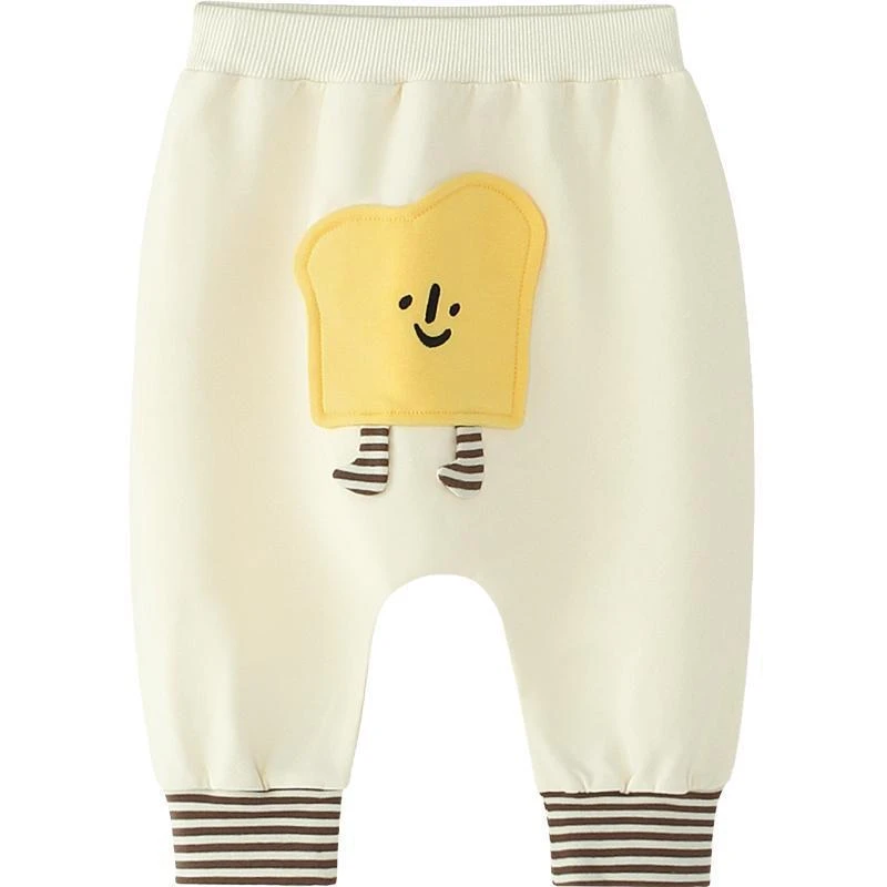 婴儿裤子春秋外穿pp裤男女宝宝大屁屁裤子薄款男宝女宝哈伦裤Z20