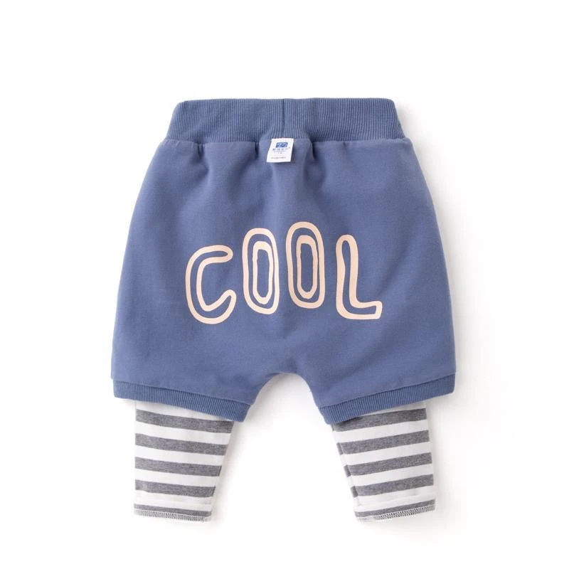 宝宝春季假两件裤子新款秋装婴幼儿款男女童休闲裤婴儿长裤Z20