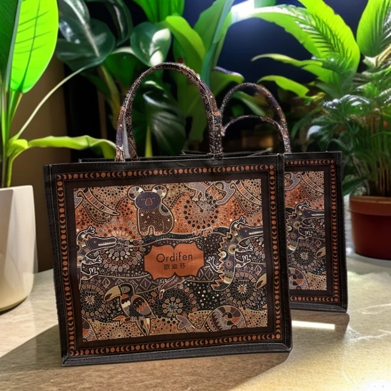 欧迪芬印花托特包