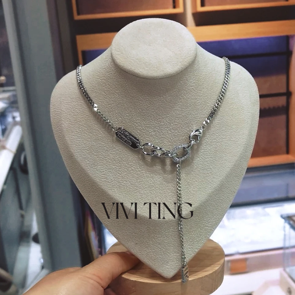 合金吊坠 VIVI·TING】婷姐推荐时尚高级精致设计师款流苏项链
