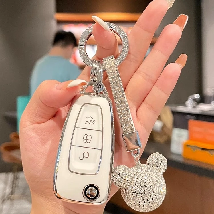 福特福克斯钥匙套蒙迪欧锐界福睿斯锐际探险者嘉年华金牛座汽车扣