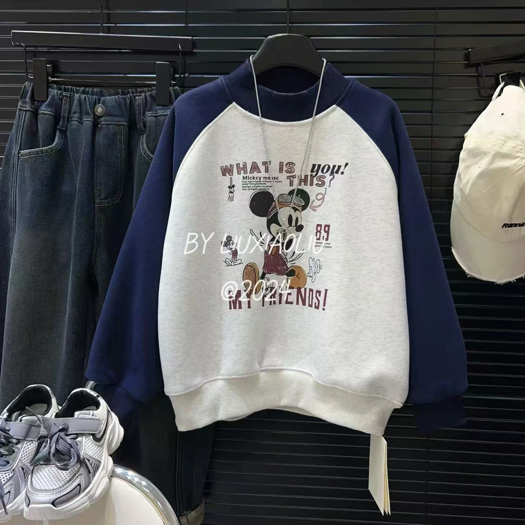 杭州六小六正版 BY LIUXIAOLIU冬季儿童加绒卫衣12565