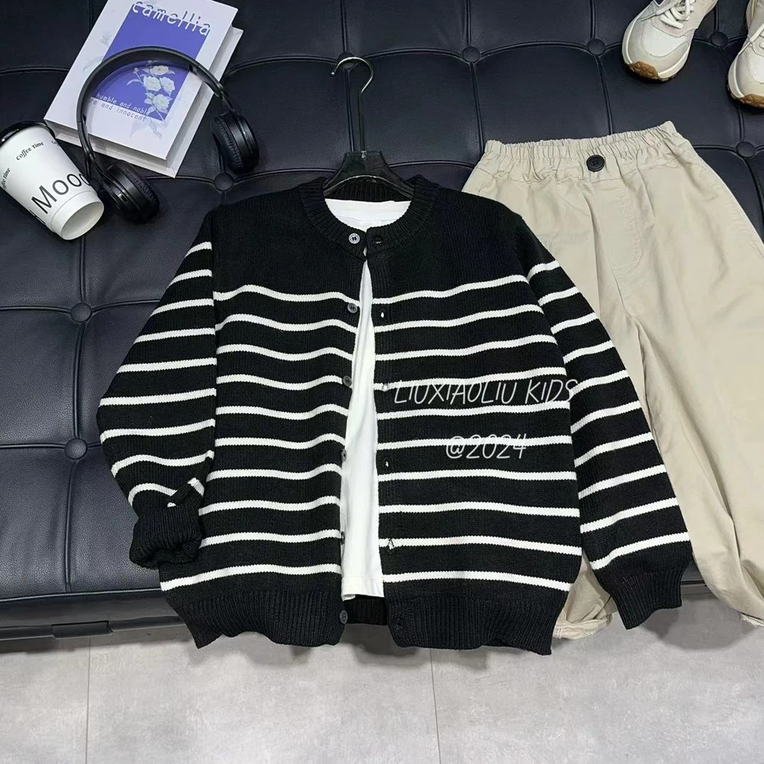 杭州六小六正版/BY LIUXIAOLIU韩版高货秋季儿童毛衣开衫4088