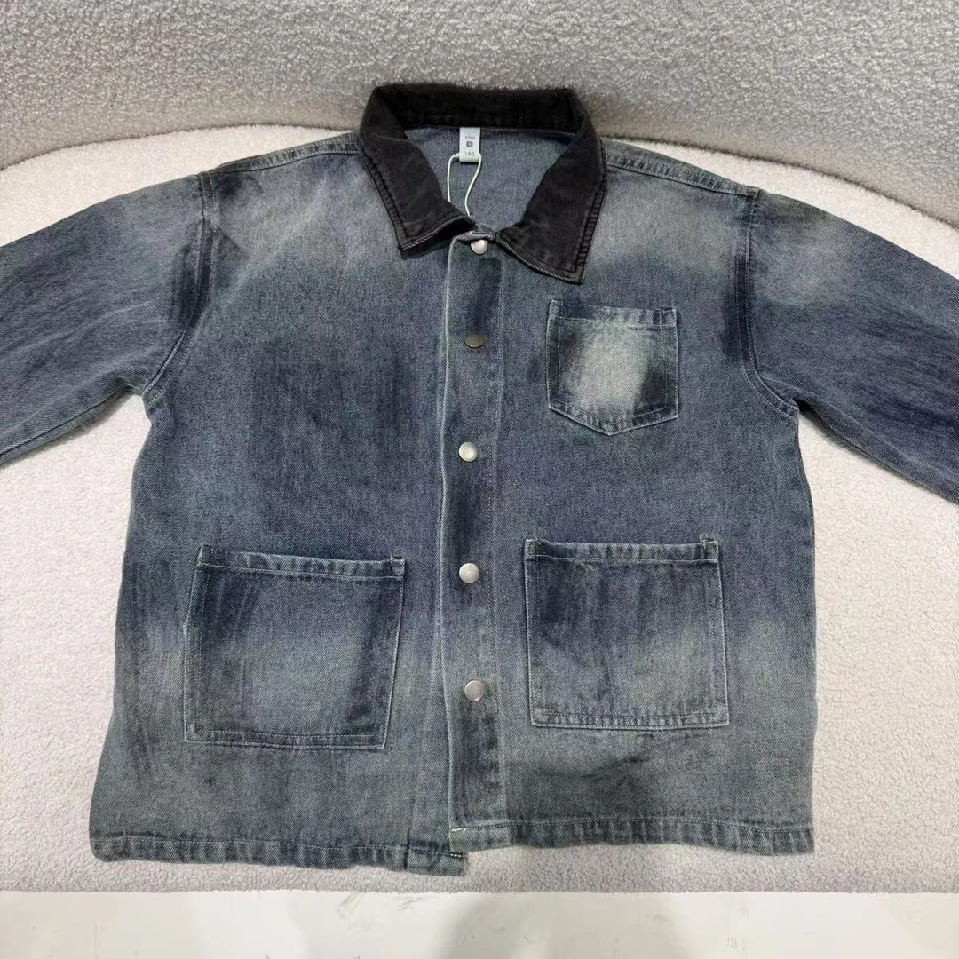 杭州四季青正版秋季儿童牛仔外套7462