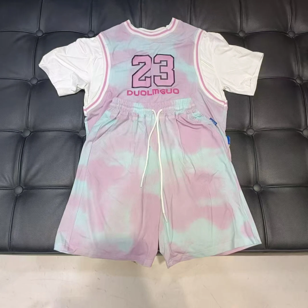 BY LIUXIAOLIU韩版高货夏季儿童运动套装581