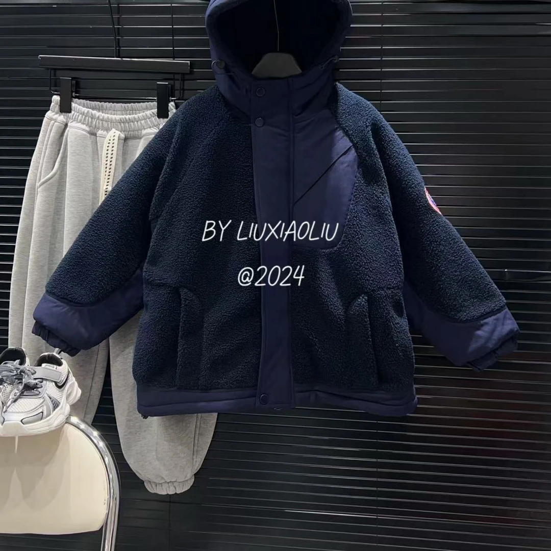 杭州六小六正版 BY LIUXIAOLIU冬季儿童毛毛外套15202