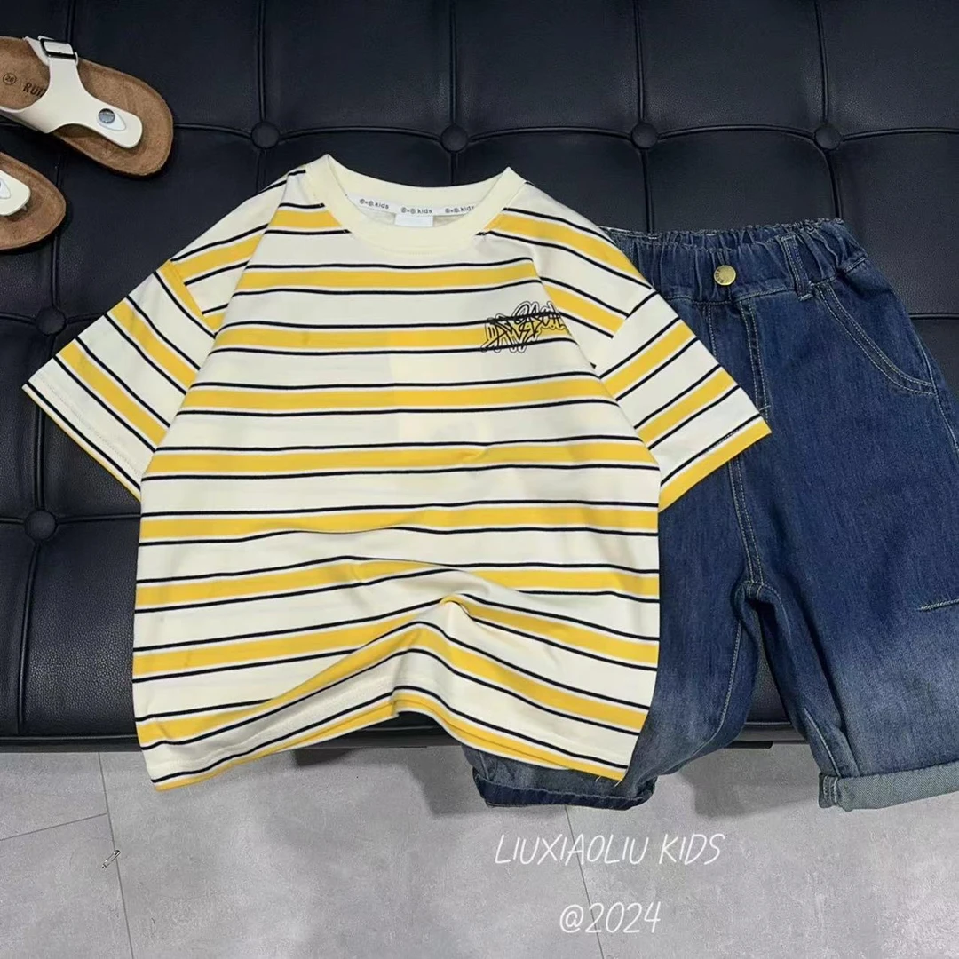 BY LIUXIAOLIU韩版高货夏季儿童短袖632