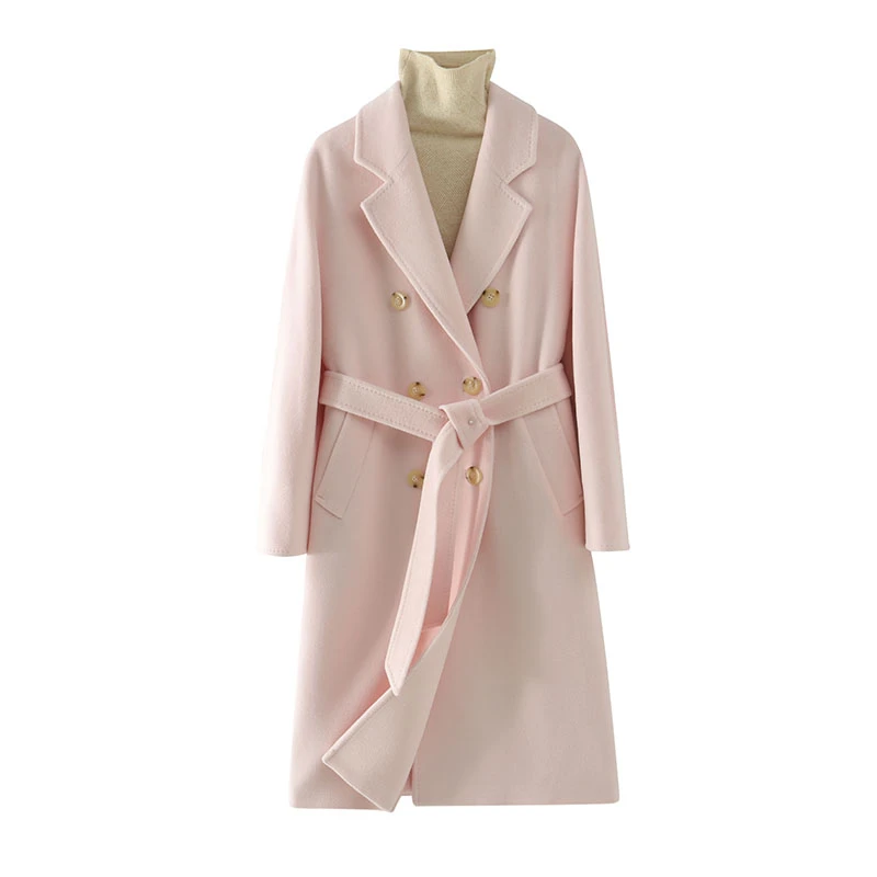 原版里衬801  10%山羊绒女款大衣 外套 高端呢大衣