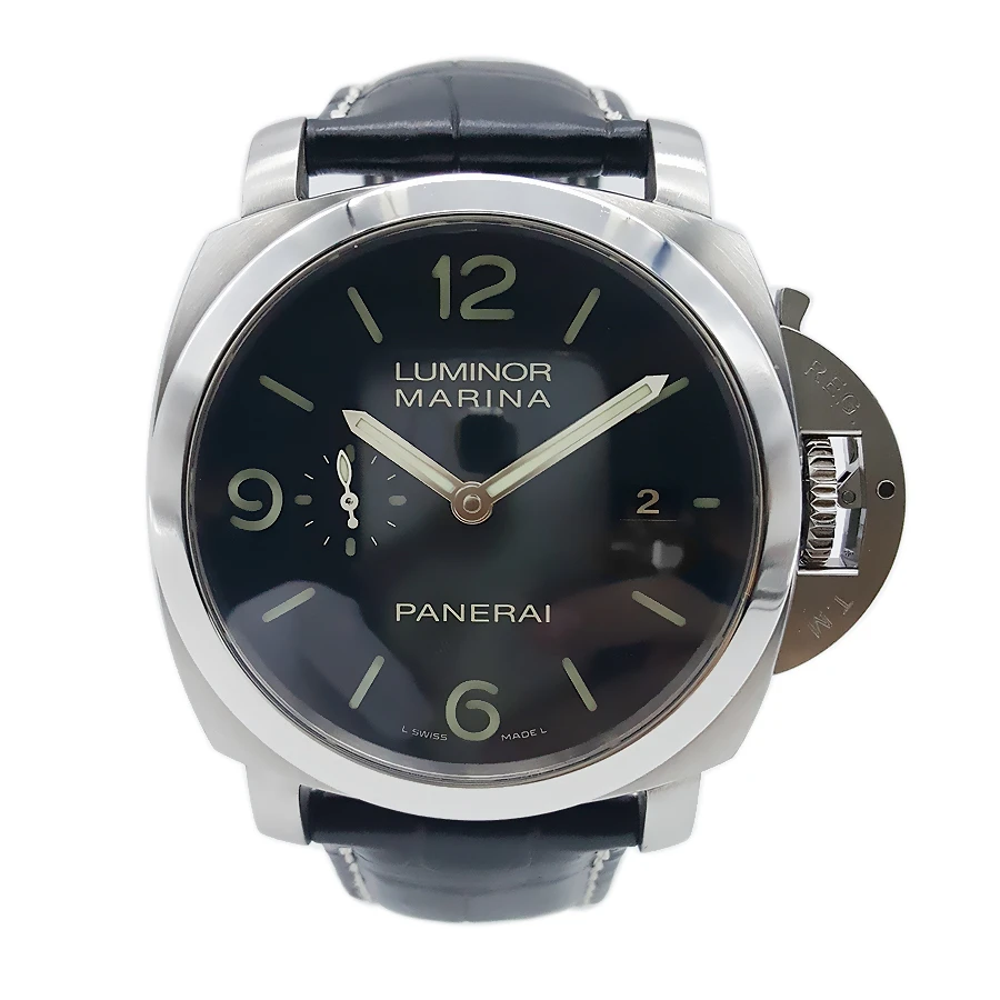 99新 Panerai/沛纳海 男表庐米诺系列背透自动机械手表