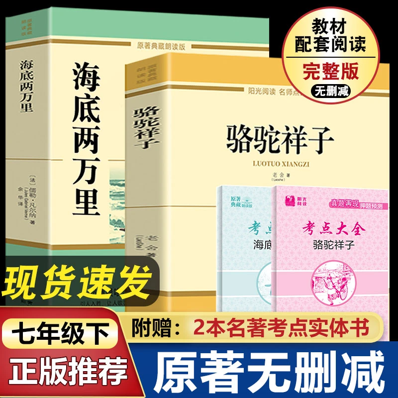 初中必读下册骆驼祥子简爱钢铁是怎样炼成的正版课外阅读书目推荐