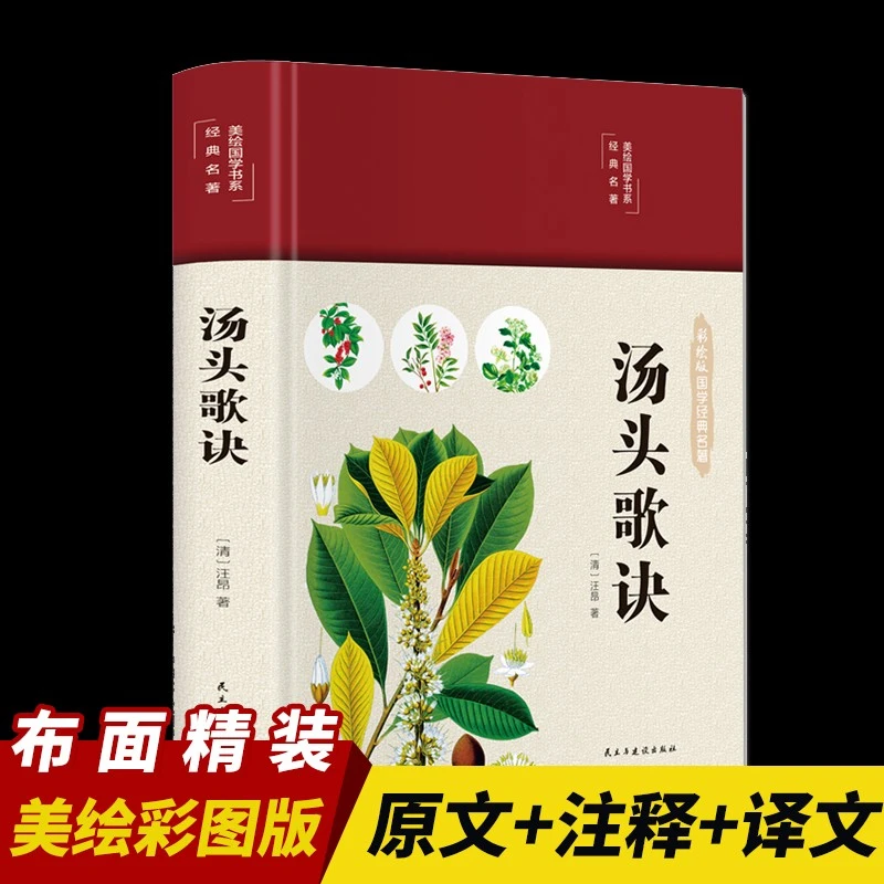 彩绘国学:汤头歌诀白话详解中医基础理论古代经典中国医学书籍