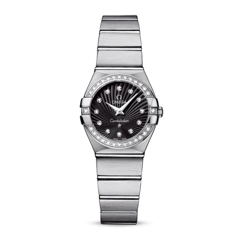 95新 Omega/欧米茄 星座24mm 原镶钻优雅时女表