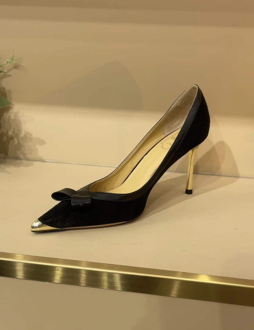 【米蒂图】高跟鞋女2025年洋气新款百搭气质尖头小众细跟女鞋